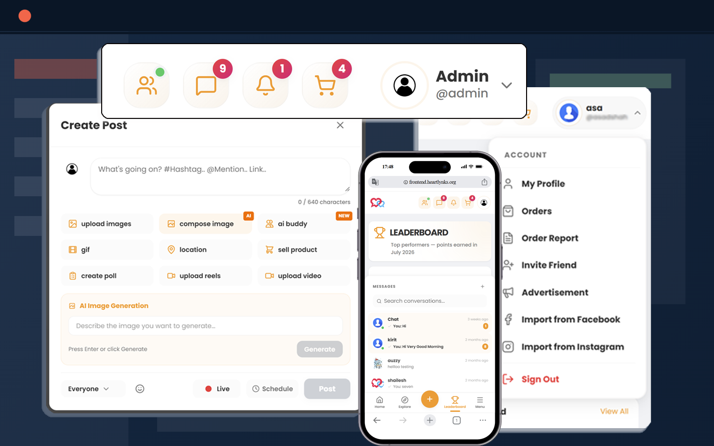 Heartlynks mobile apps