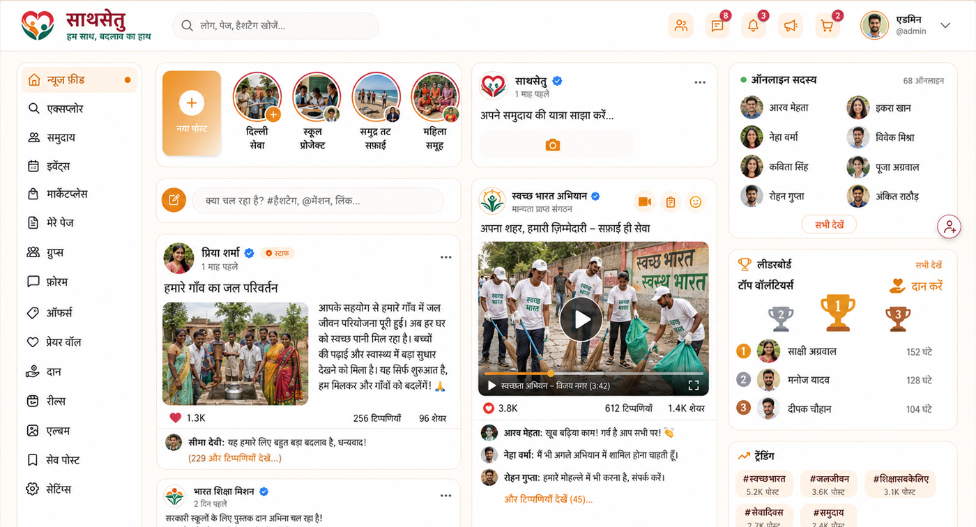 Heartlynks India NGO community